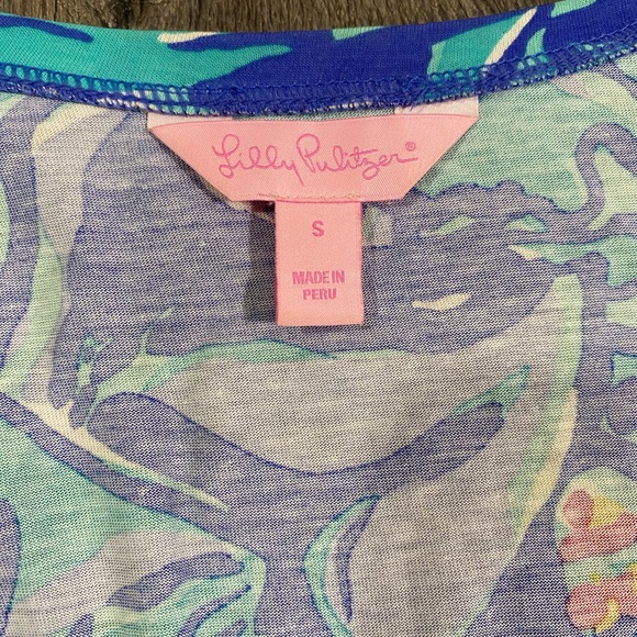 LILLY PULITZER Arielle Mai Tai Long Sleeve Top - Picture 4 of 5